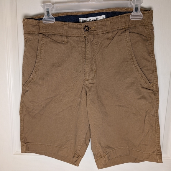 True Craft Other - True Craft Tan Casual Shorts with Button/Zip Closure Size 29w